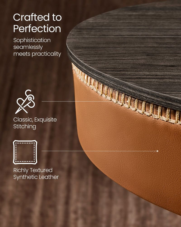 Adjustable Round Bar Table with Storage - Karrari