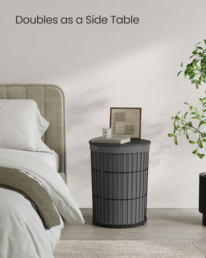 Round Laundry Hamper with Lid