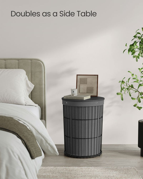 Round Laundry Hamper with Lid