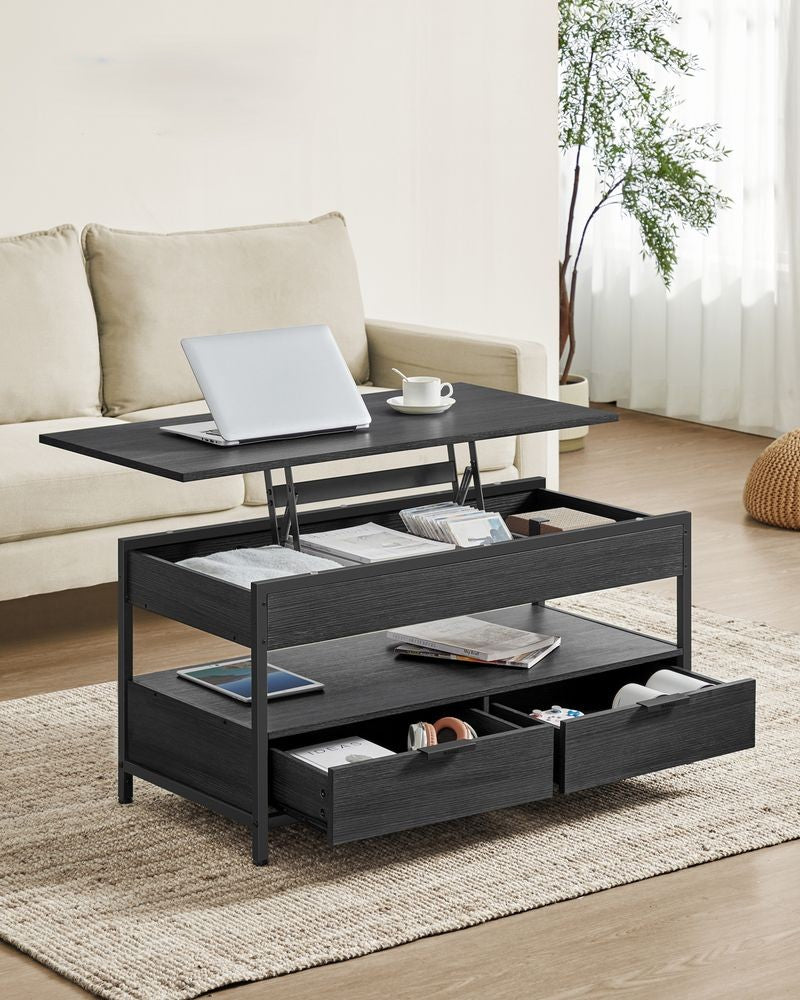 Lift-Top Coffee Table with Drawers - Karrari
