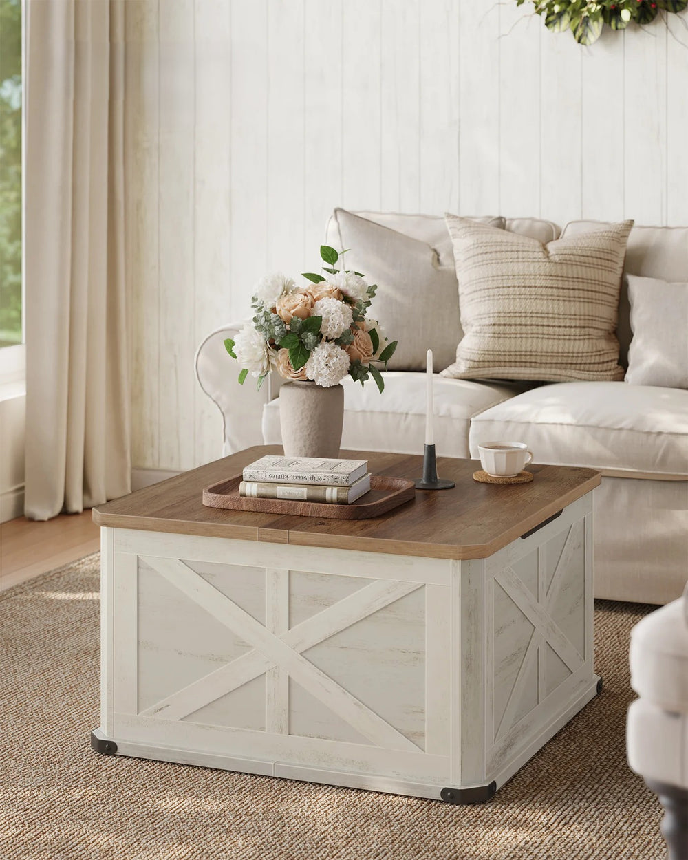 Square Coffee Table with Lids - Karrari