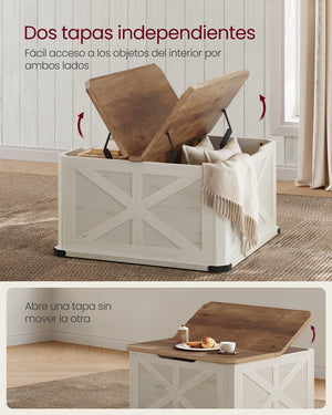 Square Coffee Table with Lids - Karrari