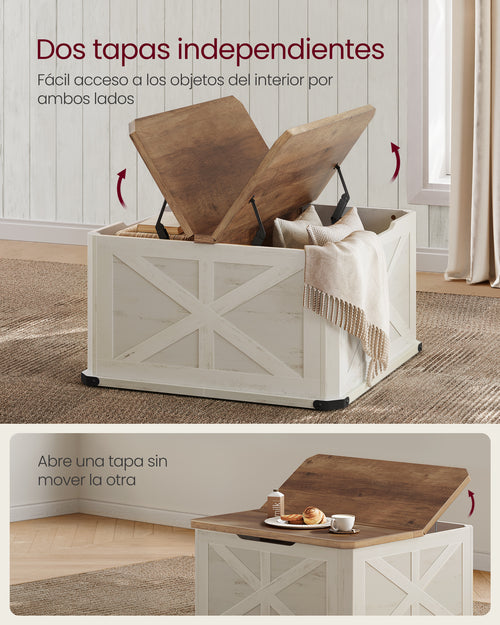 Square Coffee Table with Lids - Karrari