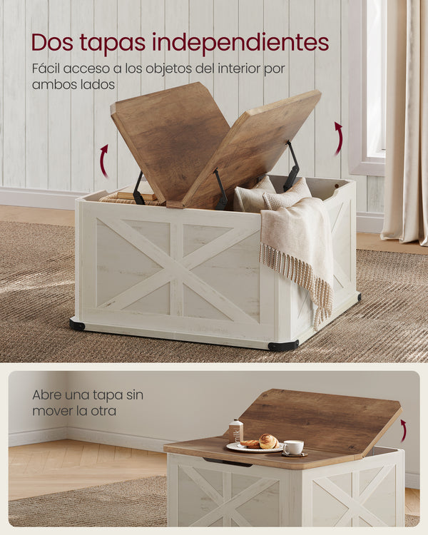 Square Coffee Table with Lids - Karrari