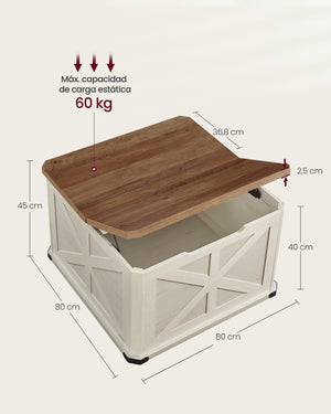 Square Coffee Table with Lids - Karrari