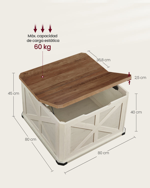Square Coffee Table with Lids - Karrari