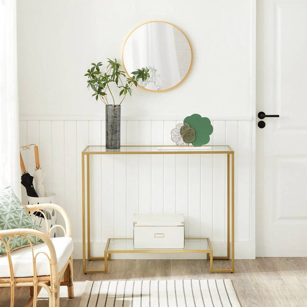 Light Gold Console Table - Karrari