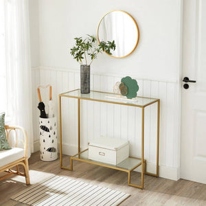 Light Gold Console Table - Karrari