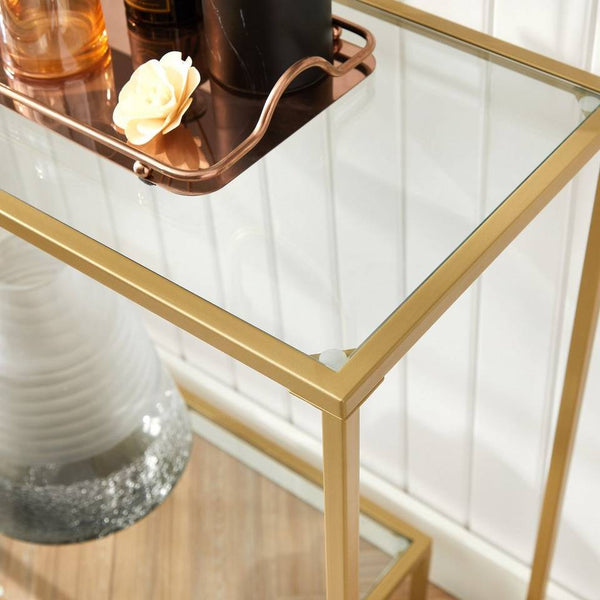 Light Gold Console Table - Karrari
