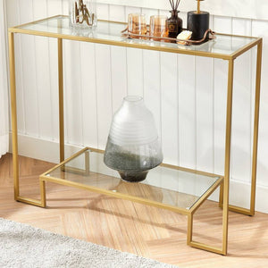 Light Gold Console Table - Karrari