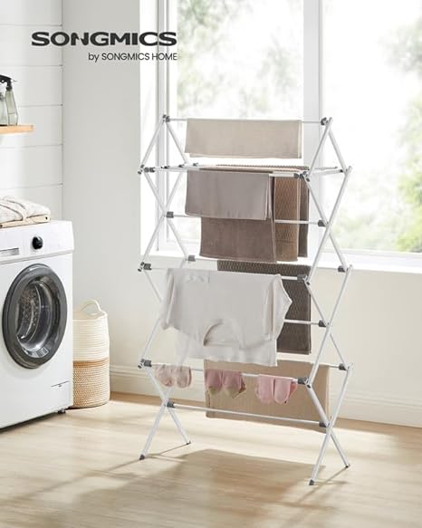 Compact Clothes Horse Dryer - Foldable, Easy Assembly - Karrari