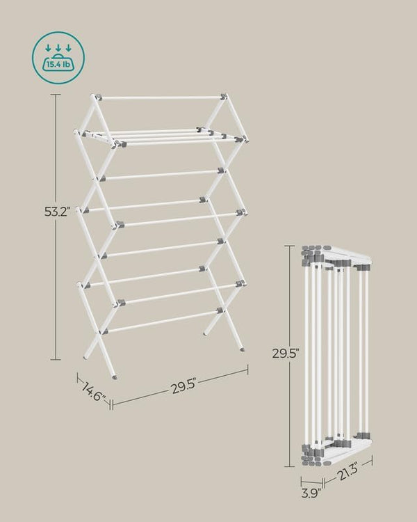 Compact Clothes Horse Dryer - Foldable, Easy Assembly - Karrari