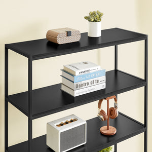 Industrial Bookshelf - Wooden Sliding Door - Karrari