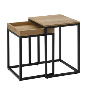 Industrial Nesting Side Tables (Set of 2) - Karrari