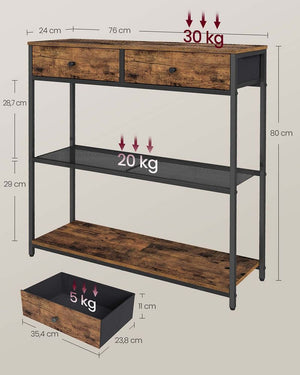 Industrial Console Table