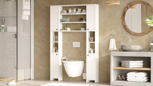 Over-the-Toilet Bathroom Storage Unit