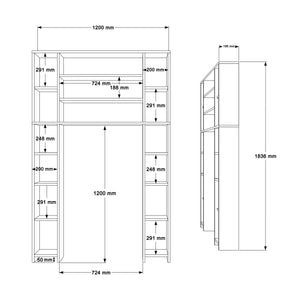 Over-the-Toilet Bathroom Storage Unit