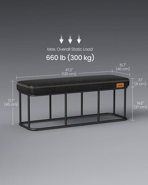 Mid-Century Modern Ottoman Bench - Karrari