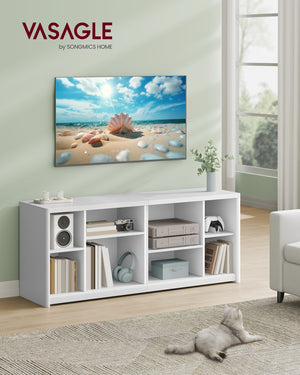 Modern TV Unit with Open Compartments