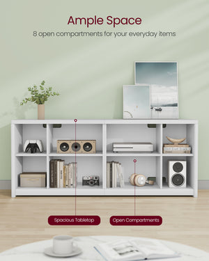 Modern TV Unit with Open Compartments