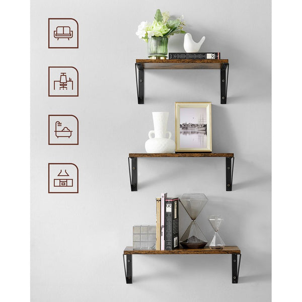 Wall Shelf 3-Piece Set