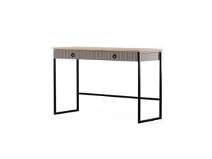 Lucrezia Console Table in Cashmere / Silverjack Oak