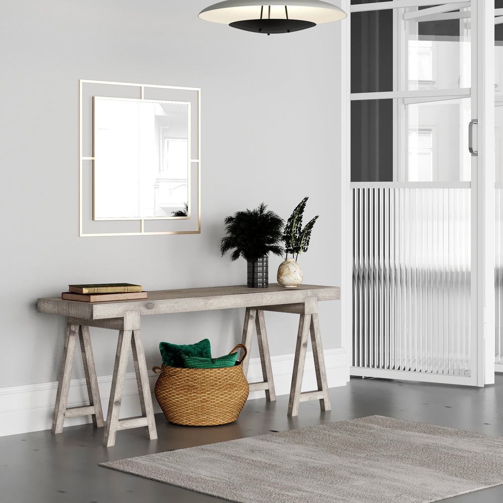 Square Metal Wall Mirror - Karrari