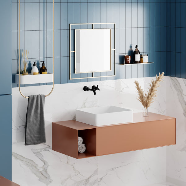Square Metal Wall Mirror - Karrari