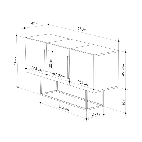 TONTINI Harmony Console - Karrari