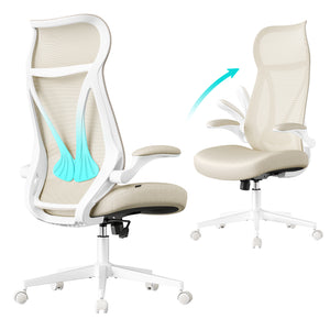 Adjustable Office Chair With Fold-Up Armrests - Karrari