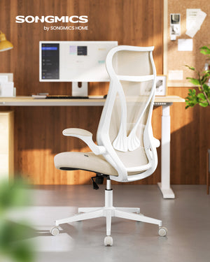 Adjustable Office Chair With Fold-Up Armrests - Karrari