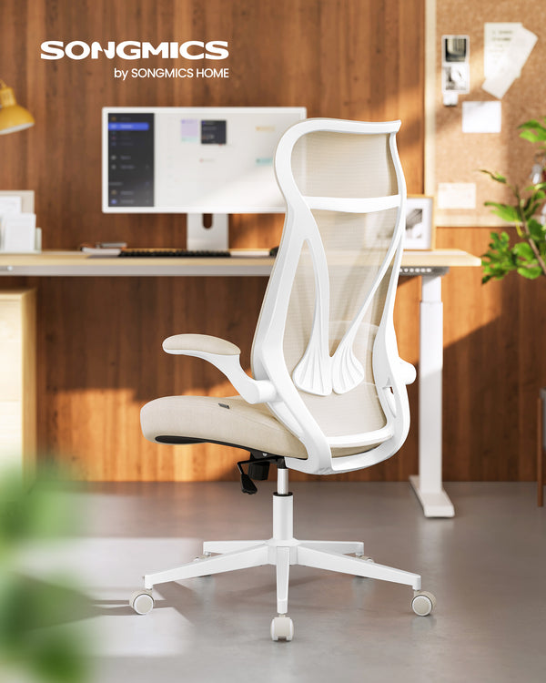 Adjustable Office Chair With Fold-Up Armrests - Karrari