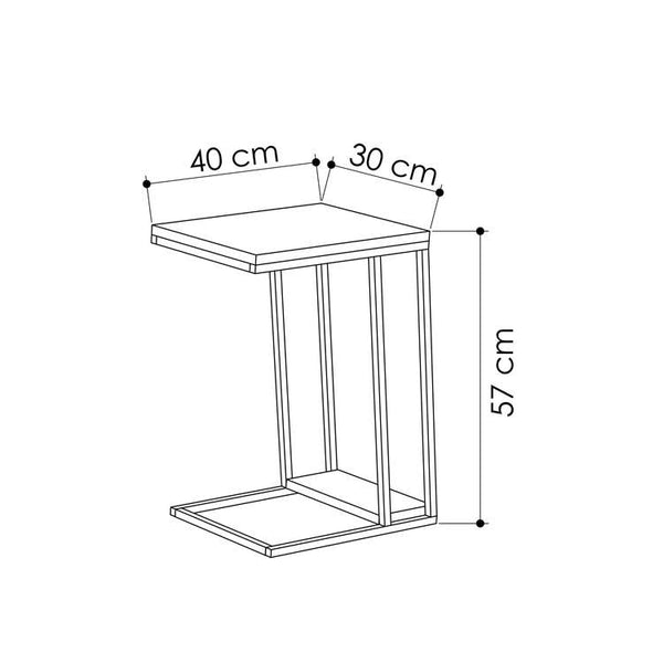 C-Shaped Side Table - Karrari