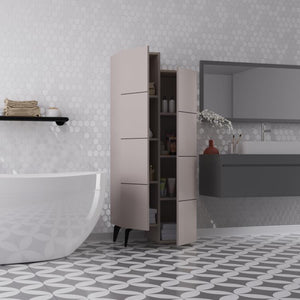 STAIR Cabinet – Vertical Sideboard - Light Mocha - Karrari