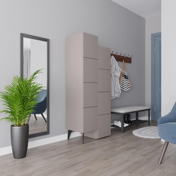 STAIR Cabinet – Vertical Sideboard - Light Mocha - Karrari