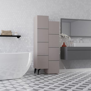 STAIR Cabinet – Vertical Sideboard - Light Mocha - Karrari