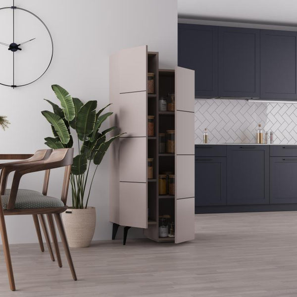 STAIR Cabinet – Vertical Sideboard - Light Mocha - Karrari
