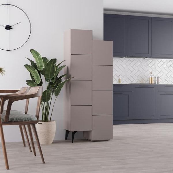 STAIR Cabinet – Vertical Sideboard - Light Mocha - Karrari