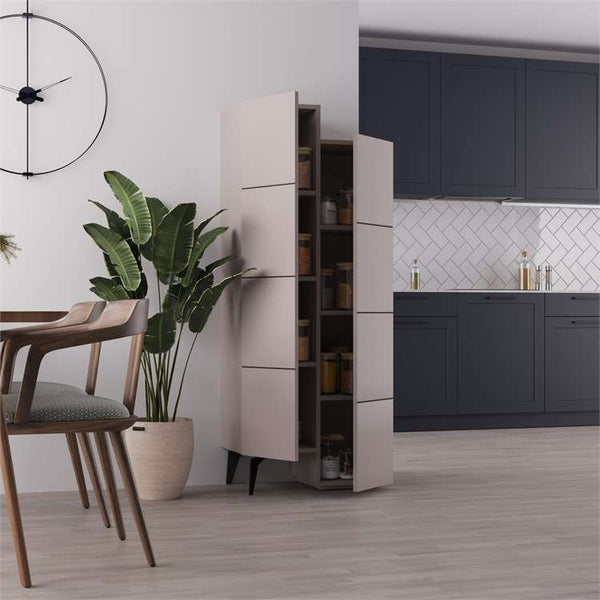 STAIR Cabinet – Vertical Sideboard - Light Mocha - Karrari