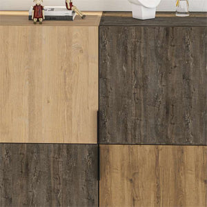Contemporary Two-Tone Display Cabinet - Karrari