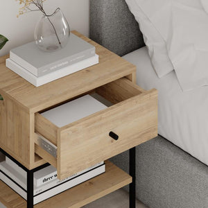 LISA Nightstand - Drawer & Compartment - Karrari