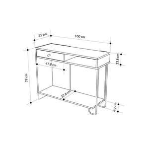 Console Table with Drawer & Shelf - Karrari