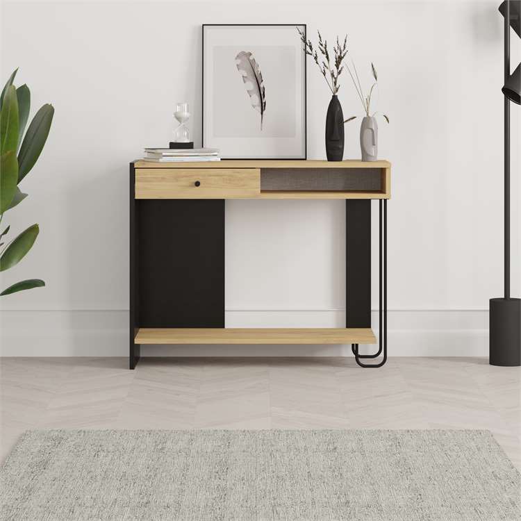 Console Table with Drawer & Shelf - Karrari
