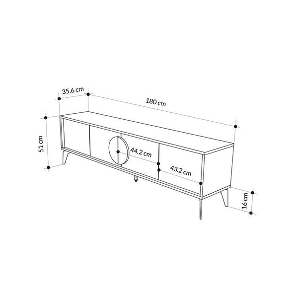 Modern 3-Door TV Stand - Karrari