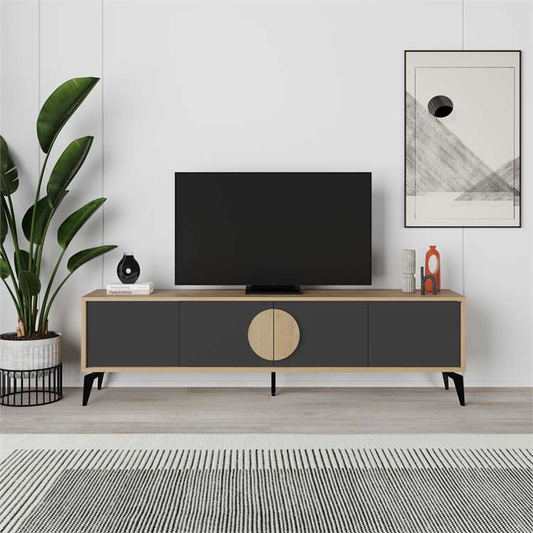 Modern 3-Door TV Stand - Karrari