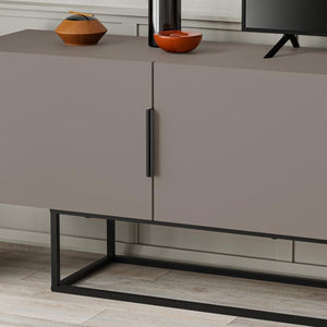 TONTINI TV Console – Matte Taupe - Karrari