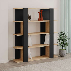 Modern Industrial Open Bookcase - Karrari