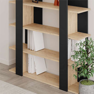 Modern Industrial Open Bookcase - Karrari