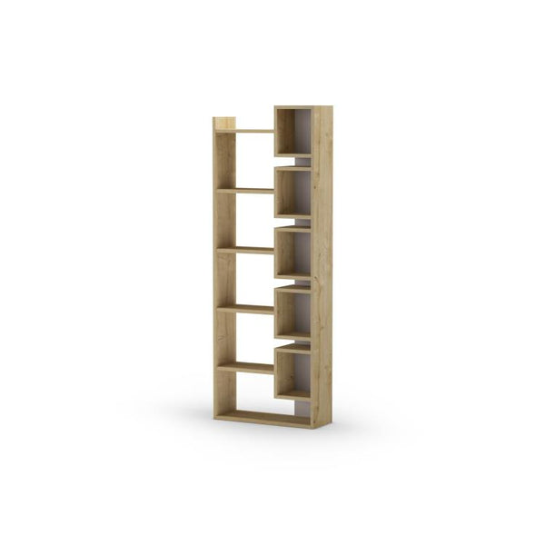 OPPA Box Bookcase – Oak & Mocha - Karrari