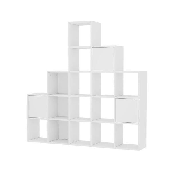 PALEO Corner Bookcase - Space-Saving Storage Shelf - Karrari